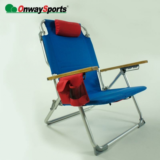 쉬운 휴대용 배낭 알루미늄 접이식 비치 의자 