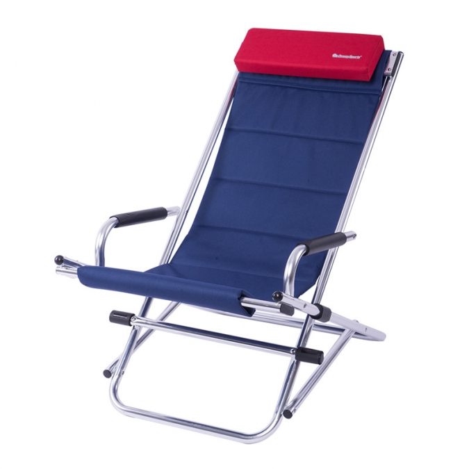 베개를 가진 ow-62 알루미늄 안락한 foldable 흔들 의자 